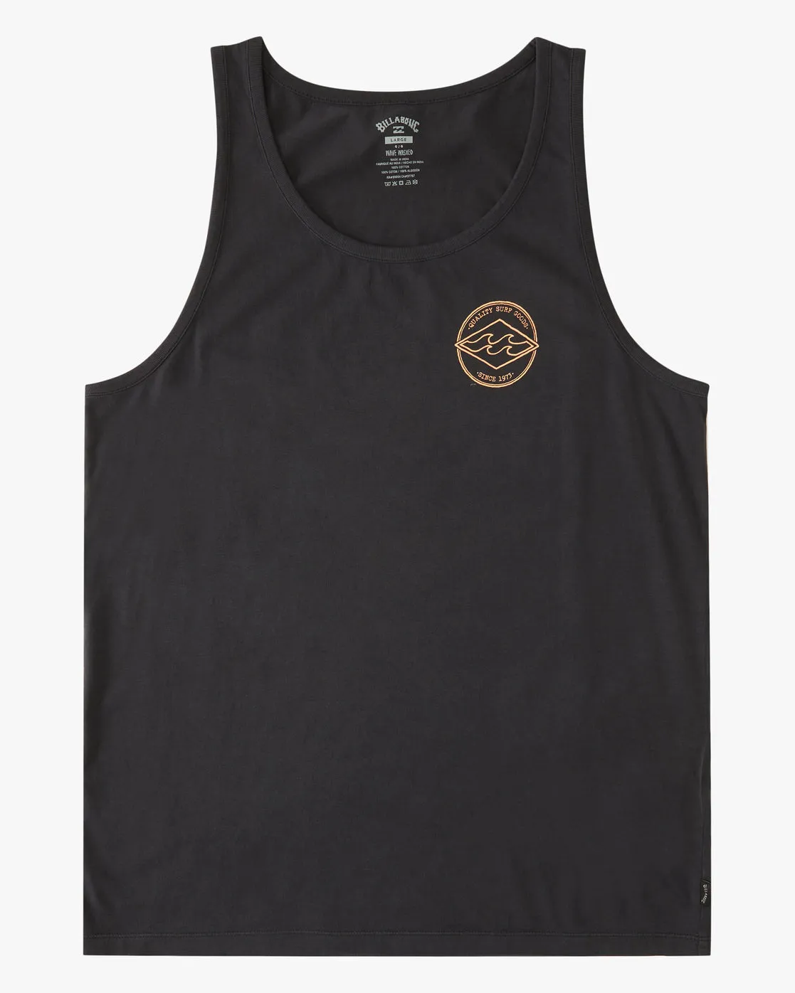 Rotor Diamond Wave Washed Tank Top
