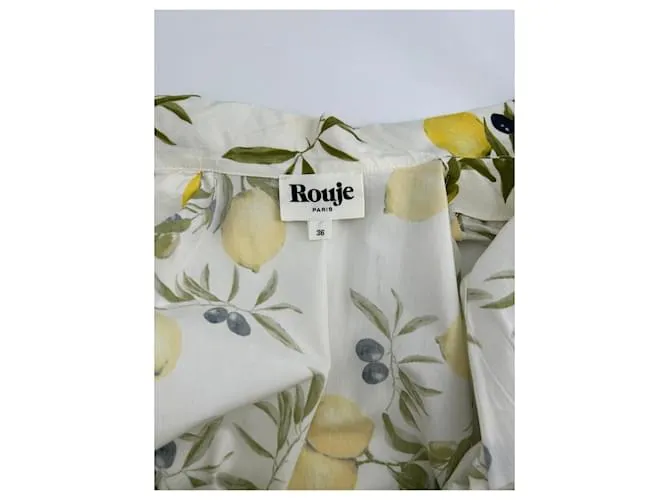 ROUJE Vestidos T.FR 36 Algodón Blanco 