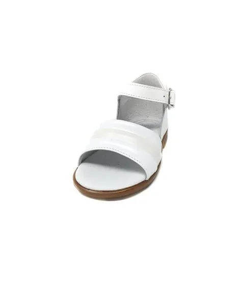sandalia blanca combinada