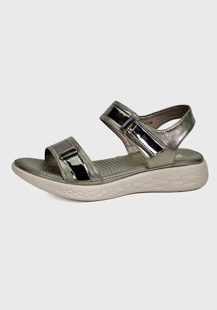 Sandalia Isidora Pewter