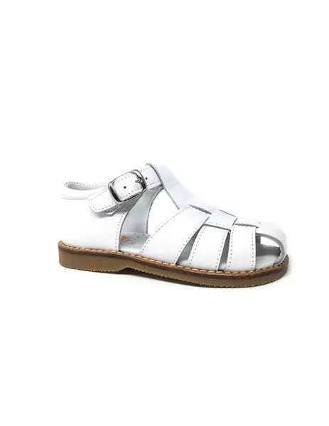 sandalia napa blanco