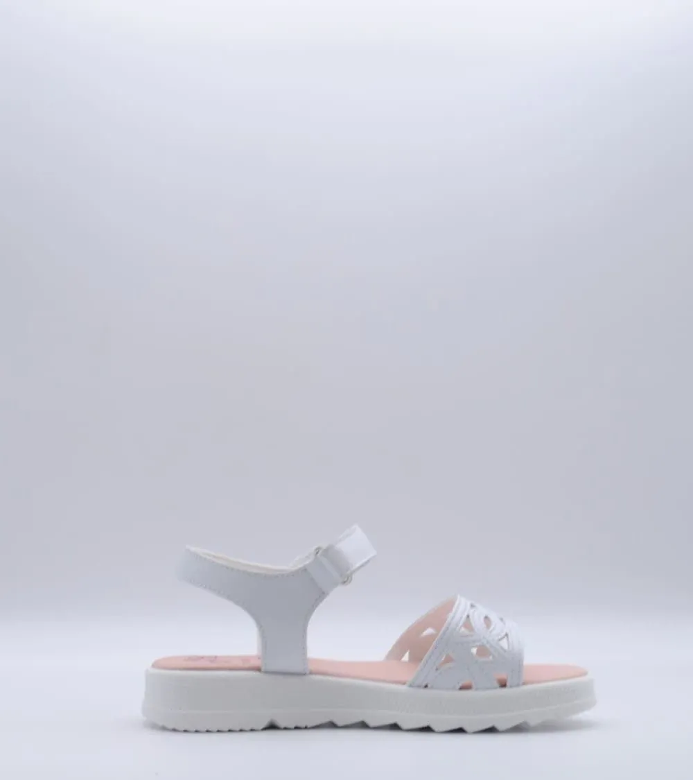 SANDALIA PABLOSKY NIÑA CRUZADO BLANCO VELCRO