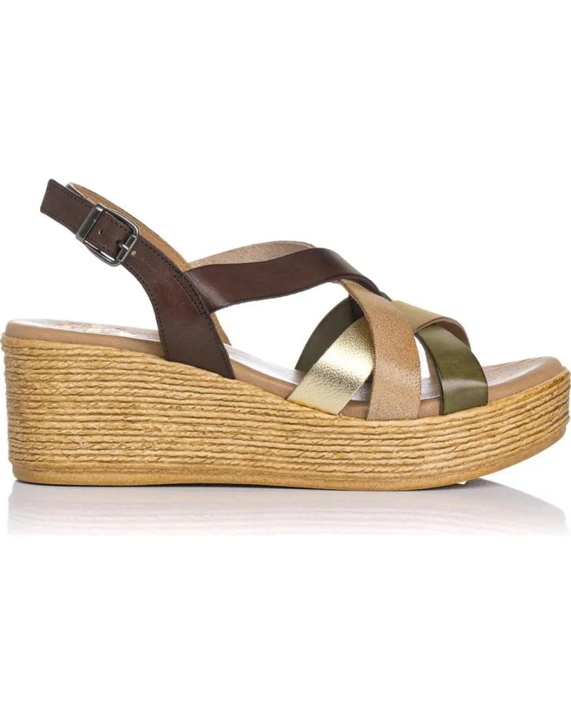 Sandalias PORRONET  de Mujer CUNAS 2964 MOKA  MARRóN