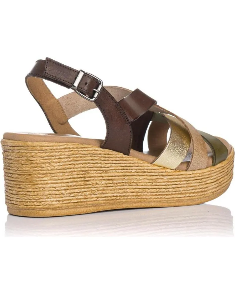 Sandalias PORRONET  de Mujer CUNAS 2964 MOKA  MARRóN