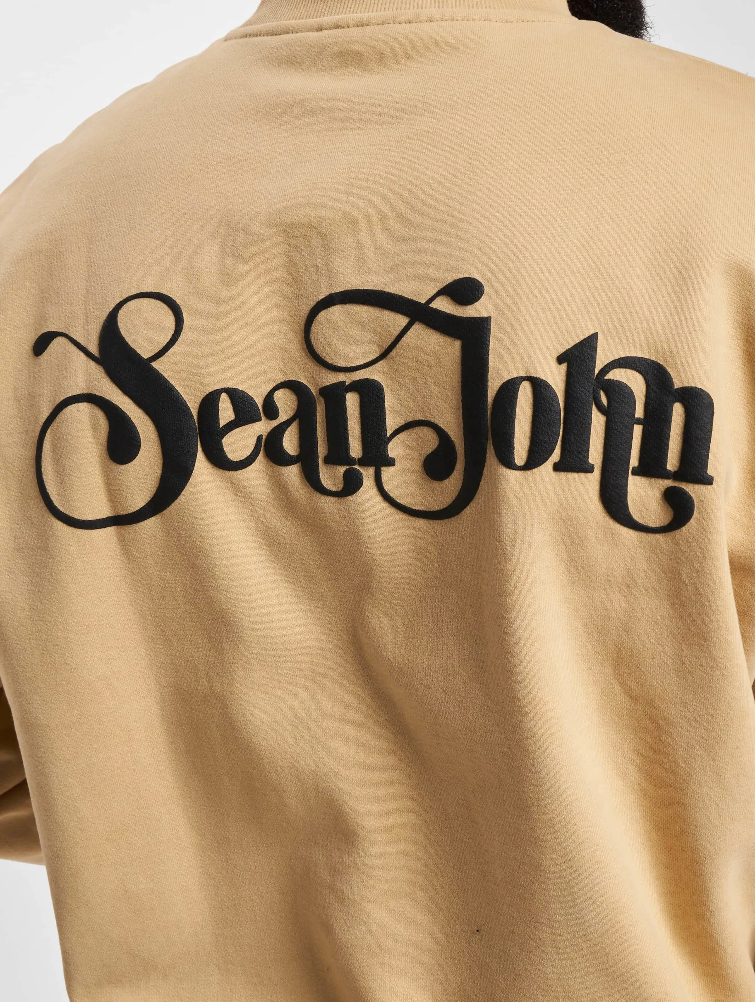 SEAN JOHN JM2330211 SJ SCRIPT LOGO RETRO BACKPRINT CREW