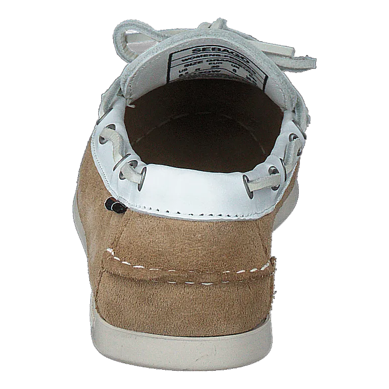 SEBAGO ZAPATOS NINA SUEDE LEA W LTBEIGEWHITE
