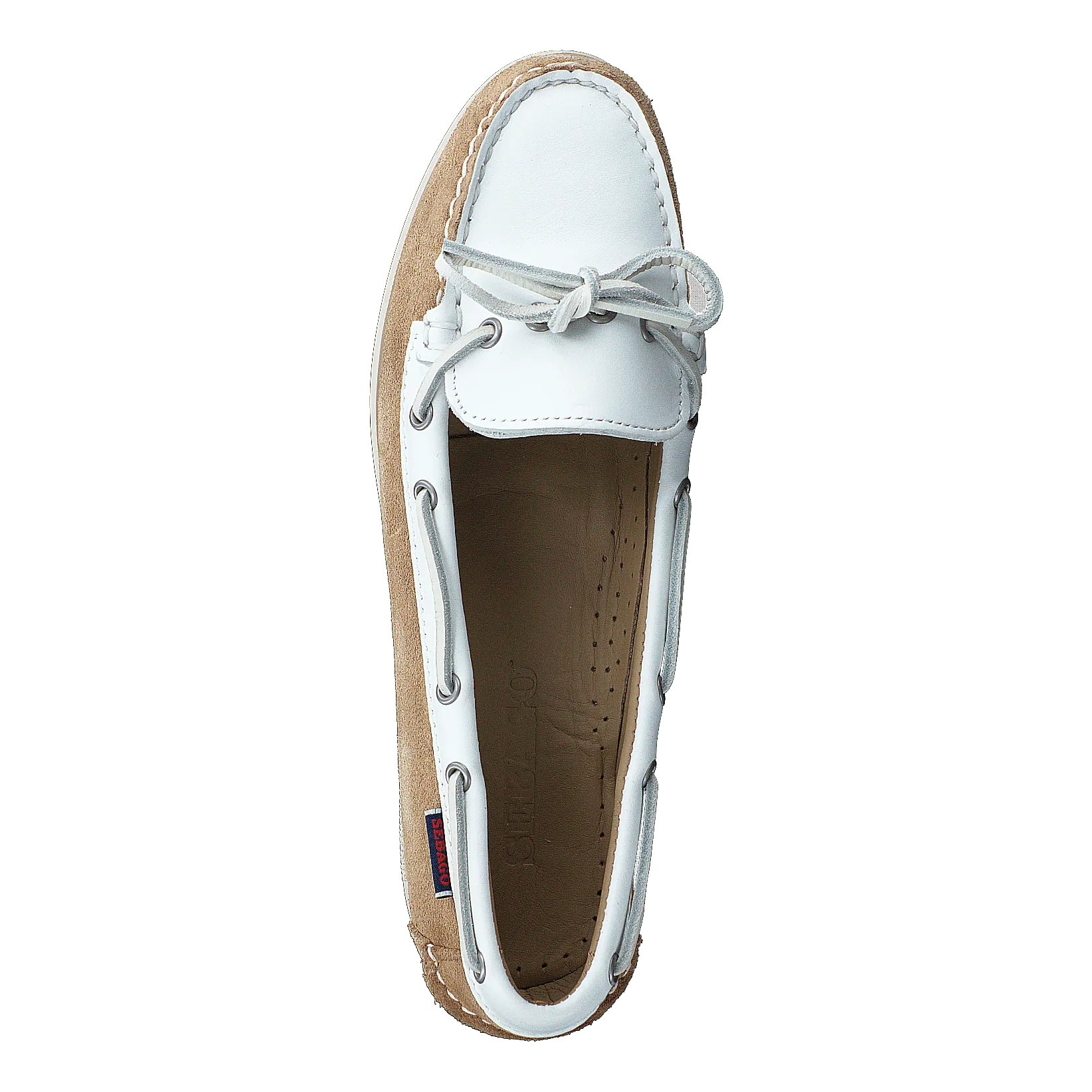 SEBAGO ZAPATOS NINA SUEDE LEA W LTBEIGEWHITE