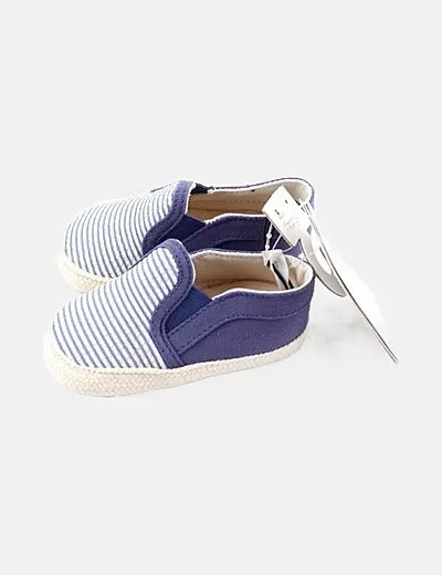 Sfera Zapatilla azul con rayas
