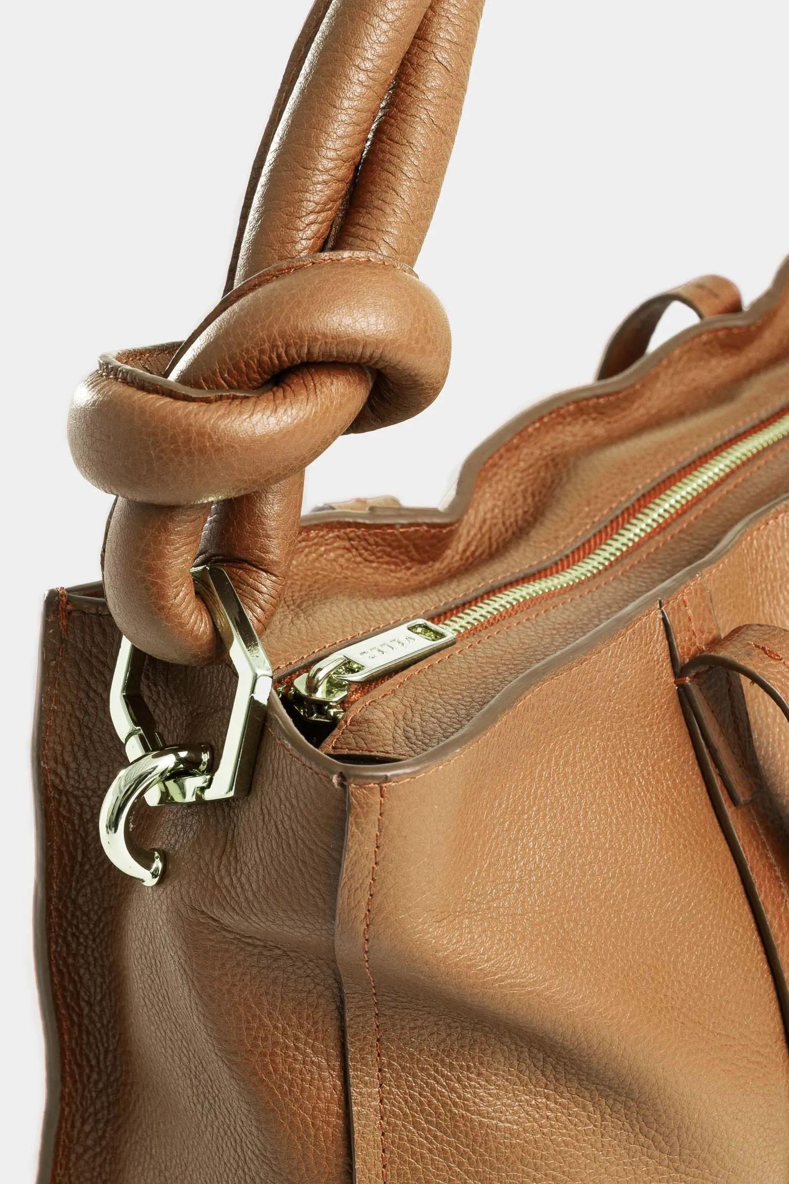 Shopping geranio de cuero para mujer cargadera trenzada