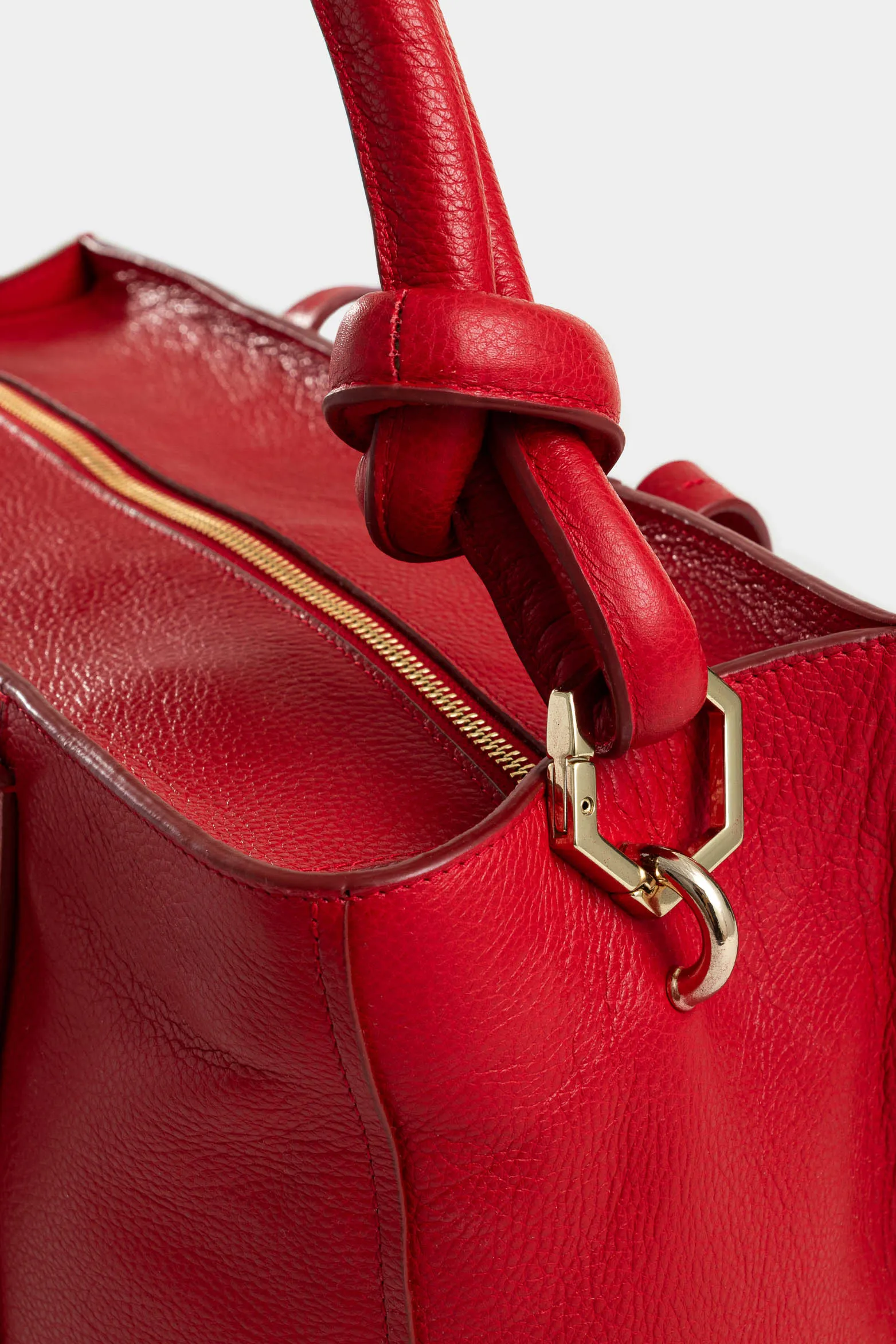 Shopping Mongui de cuero para mujer cargadera trenzada