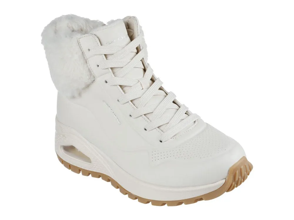 SKECHERS BOTA MUJER SKECHERS UNO RUGGED  FALL AIR 167274 NATURAL BEIGE