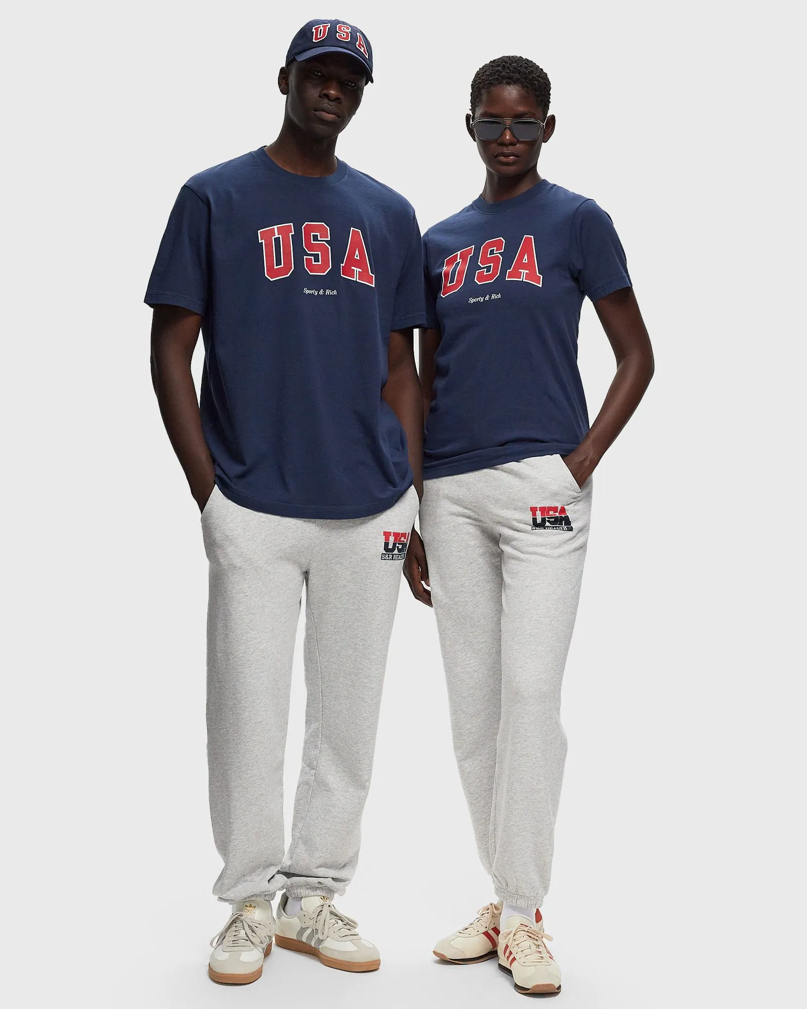 Sporty & Rich USA Tee Shortsleeves