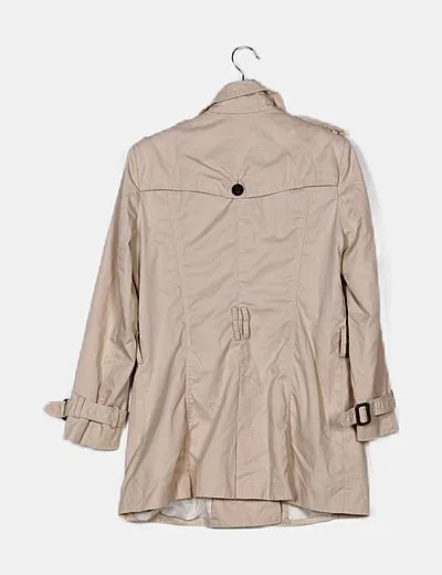 Stradivarius Gabardina beige