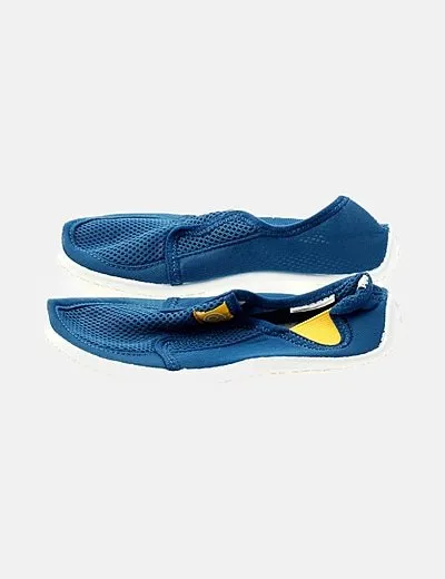 Subea Zapatilla azul elástica rejilla