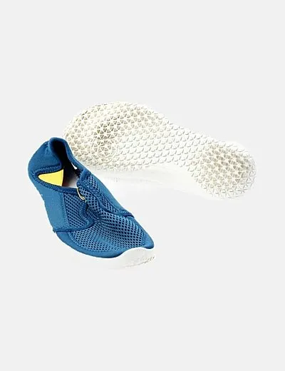 Subea Zapatilla azul elástica rejilla
