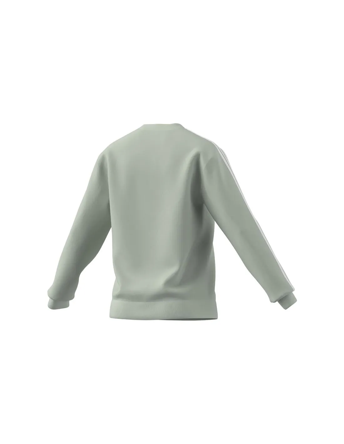 SUDADERA ADIDAS ESSENTIALS 3STRIPES FLEECE MUJER VERDE