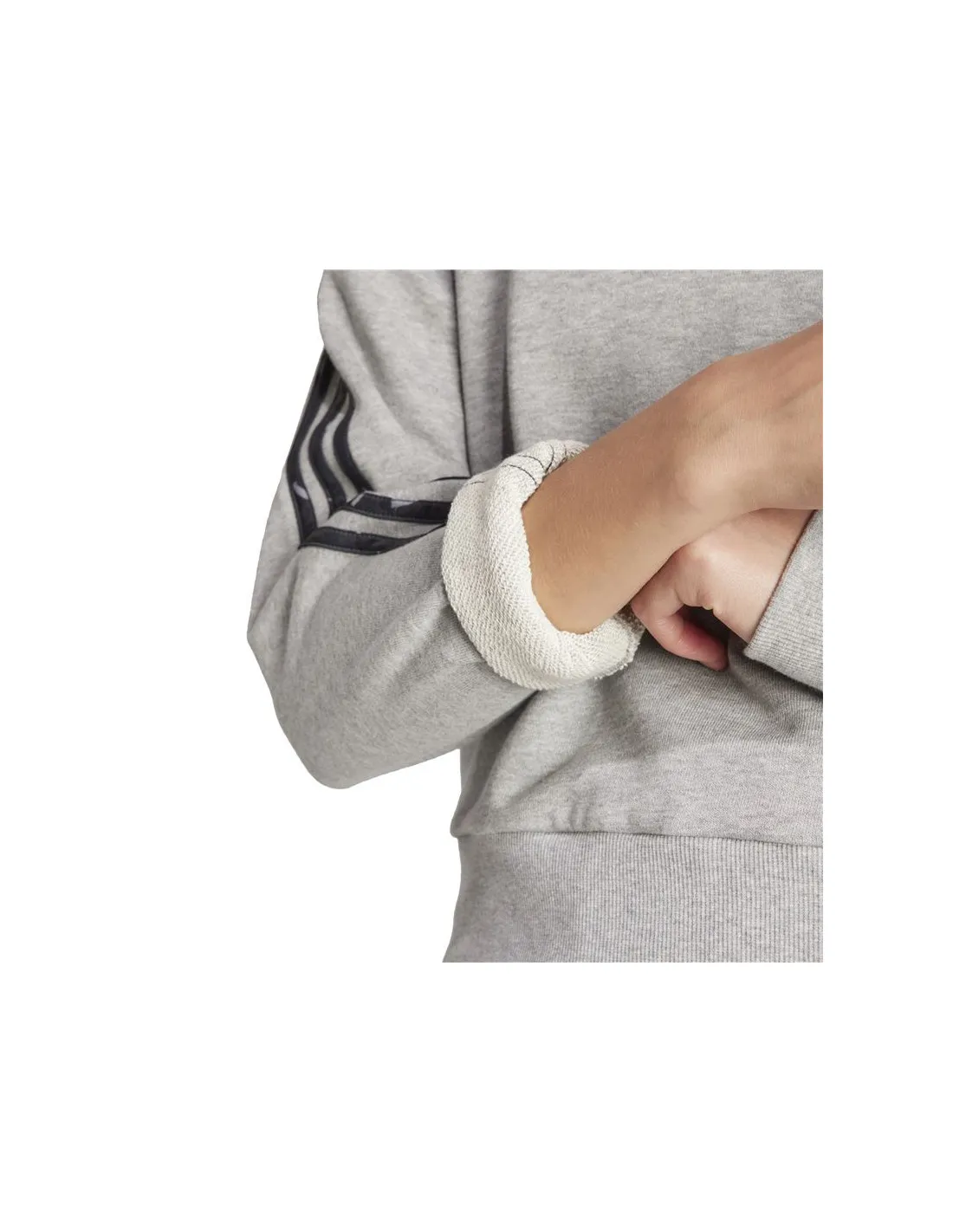 Sudadera adidas Essentials Animal Print Mujer Gris