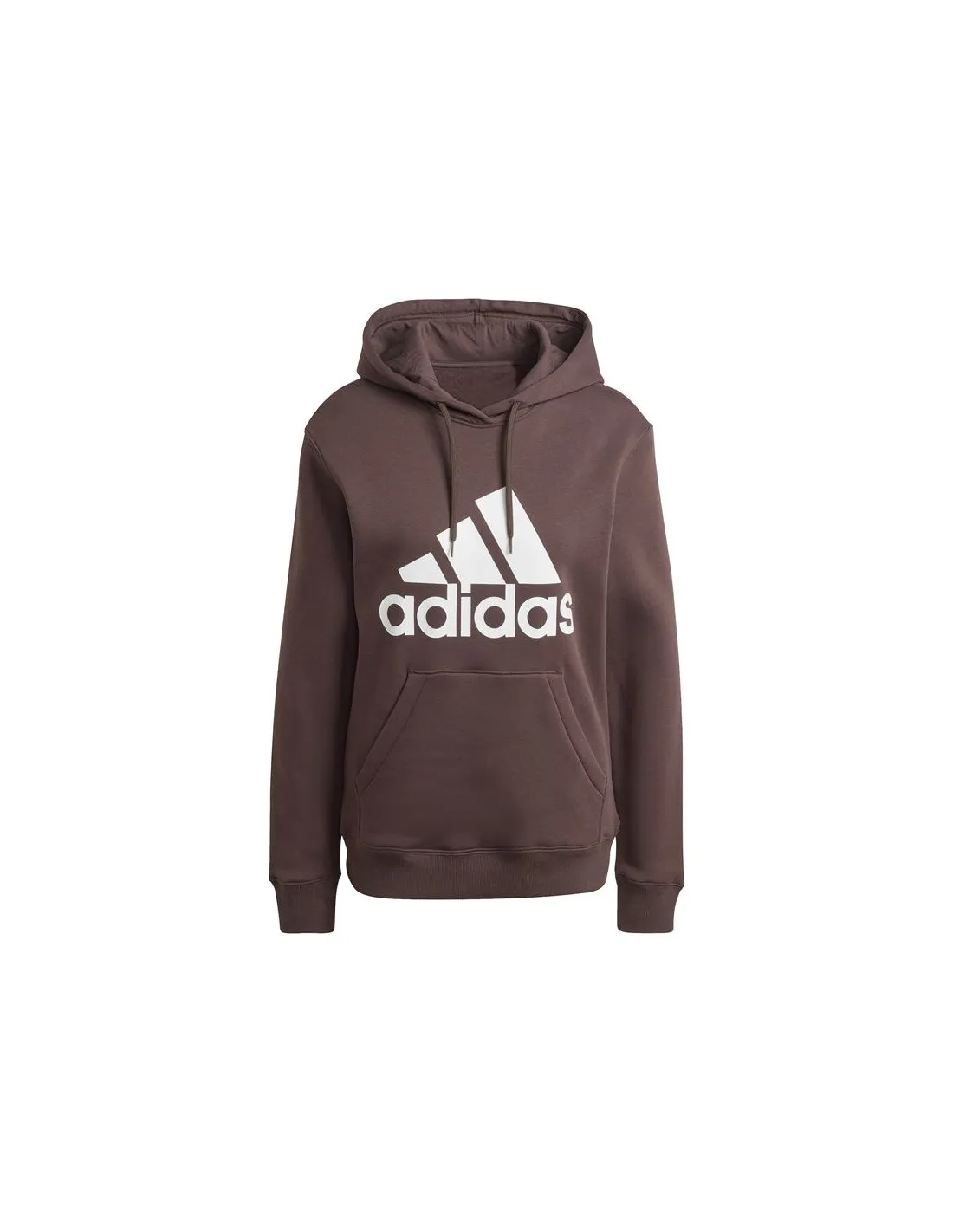 Sudadera adidas Essentials Big Logo Regular Fleece Mujer Marrón
