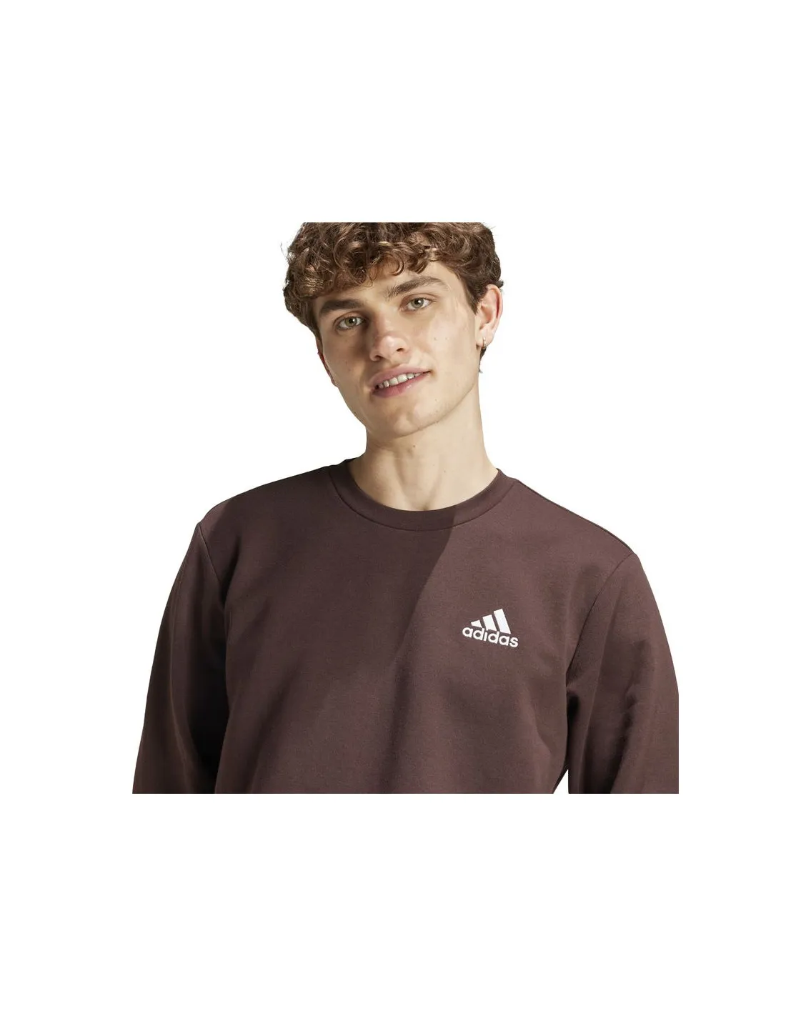 Sudadera adidas Essentials Fleece Hombre Marrón