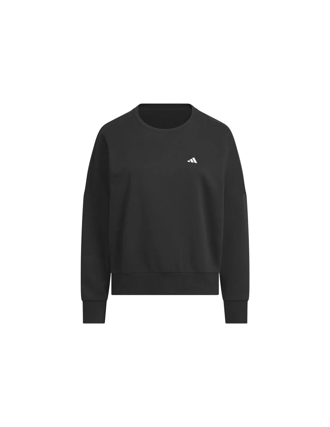 Sudadera adidas Essentials Small Logo Feel Cozy Inclusive Mujer Negro/Blanco