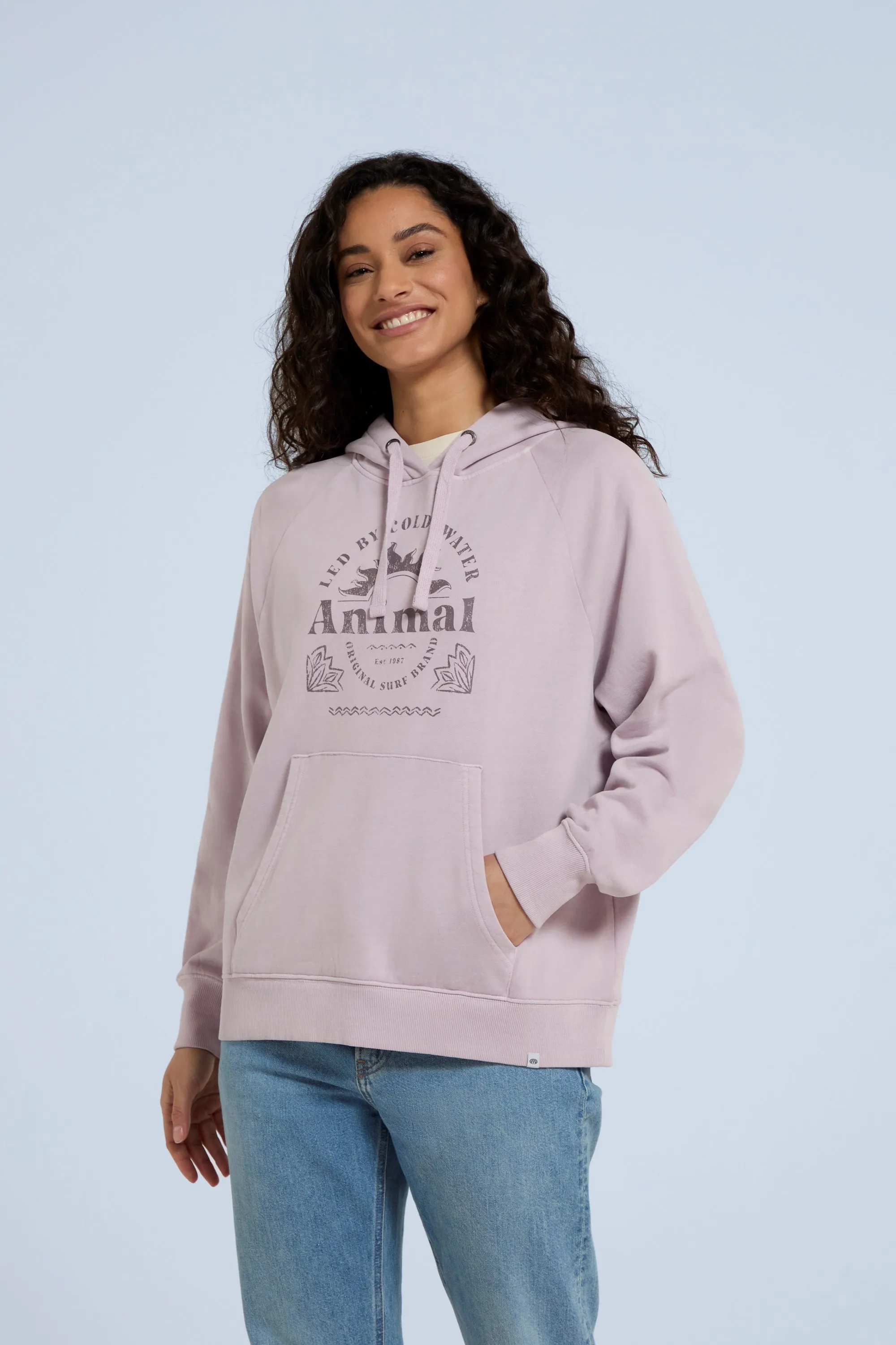 Sudadera con capucha y estampado gráfico para mujer Maya
