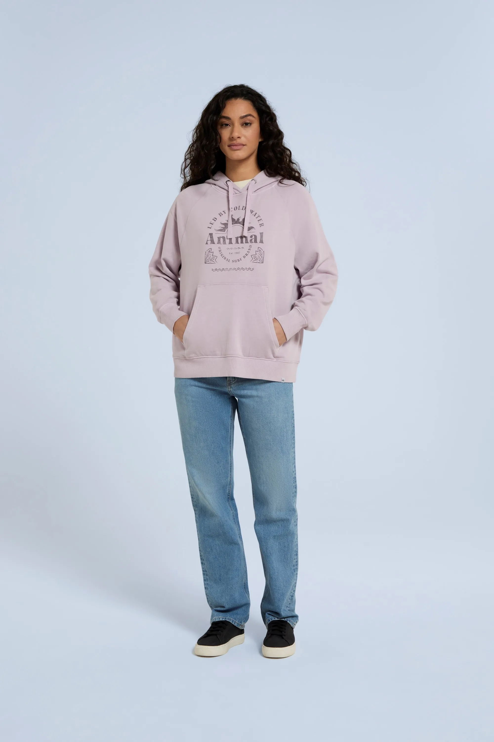 Sudadera con capucha y estampado gráfico para mujer Maya
