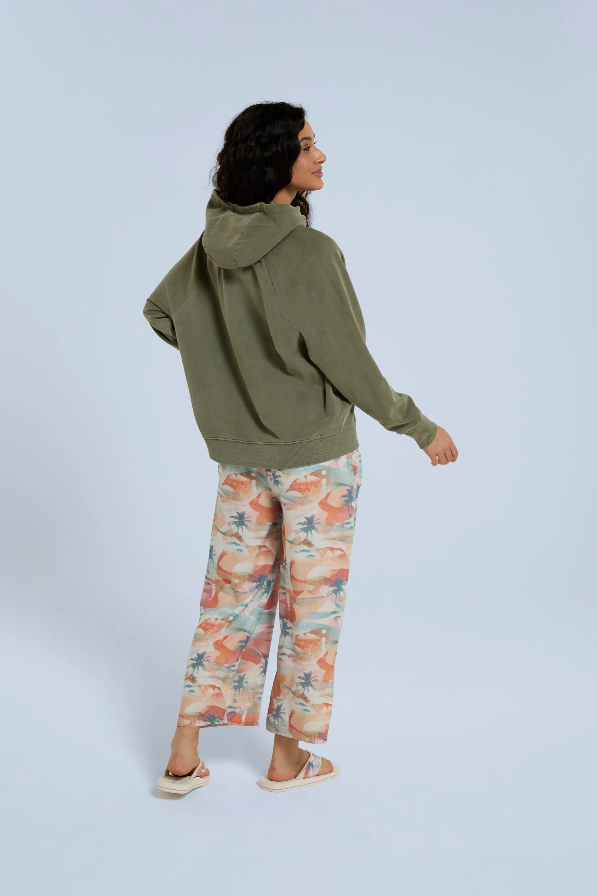 Sudadera con capucha y estampado gráfico para mujer Maya