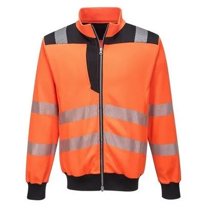 Sudadera de alta visibilidad con cremallera PW3 