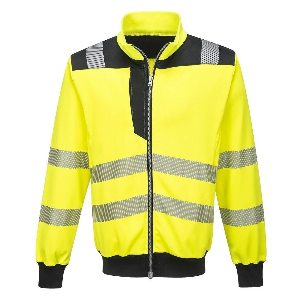 Sudadera de alta visibilidad con cremallera PW3 