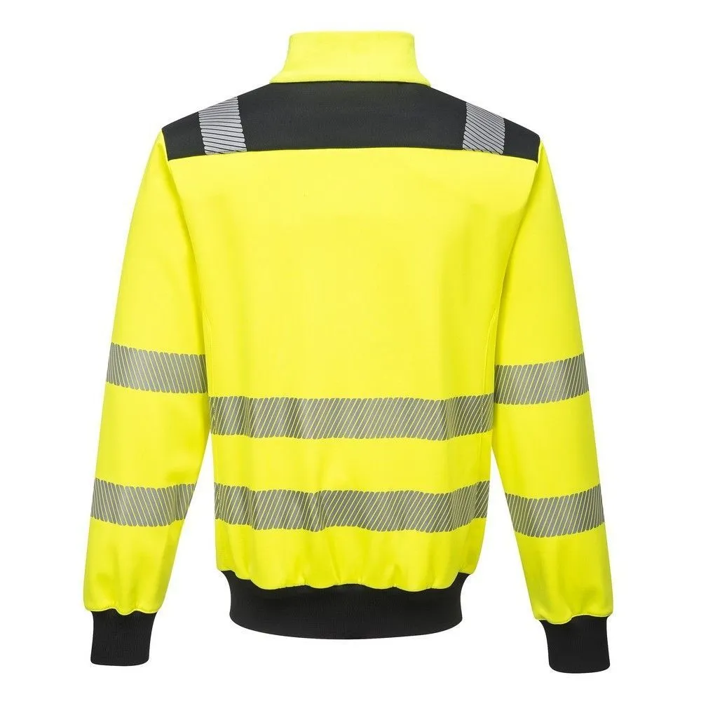 Sudadera de alta visibilidad con cremallera PW3 