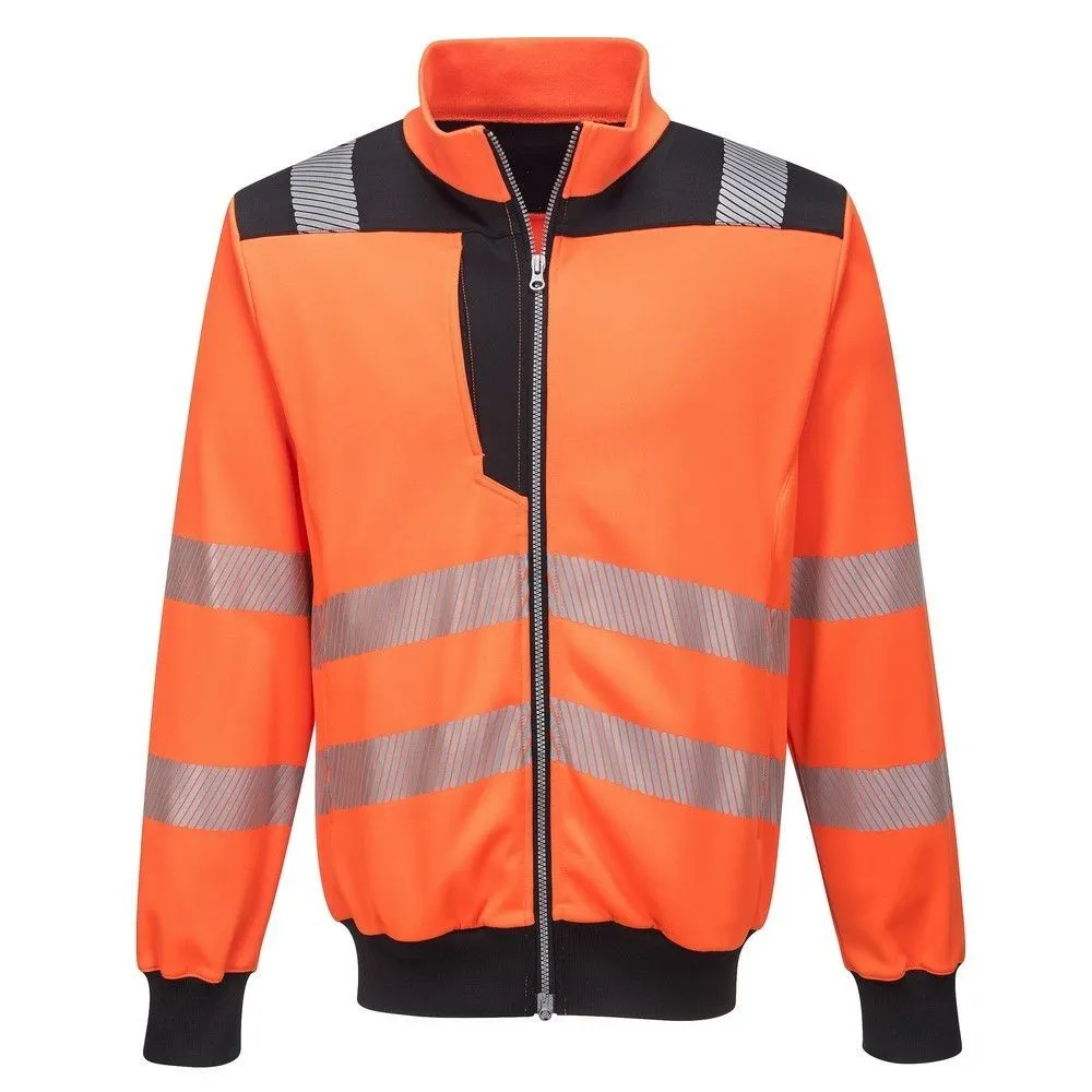 Sudadera de alta visibilidad con cremallera PW3 