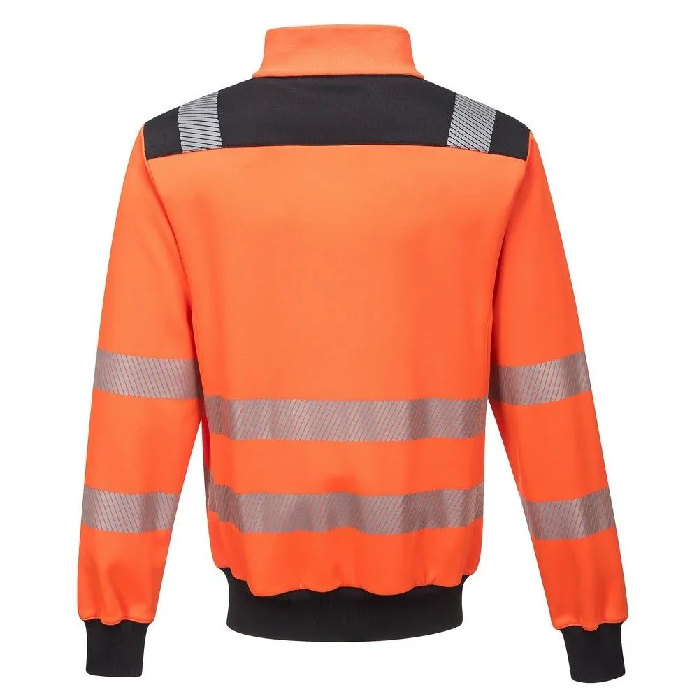 Sudadera de alta visibilidad con cremallera PW3 