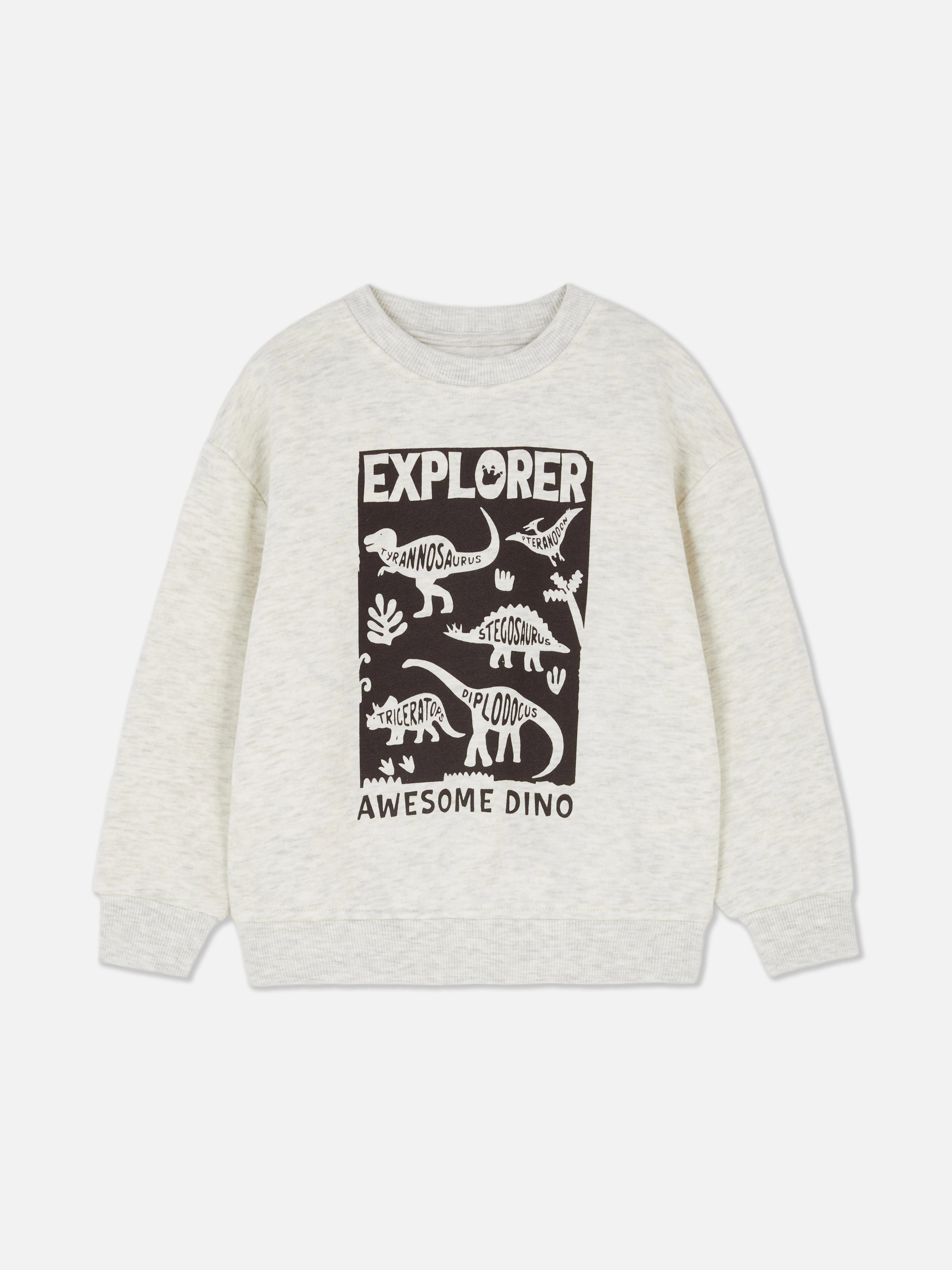 Sudadera gráfica de cuello redondo
