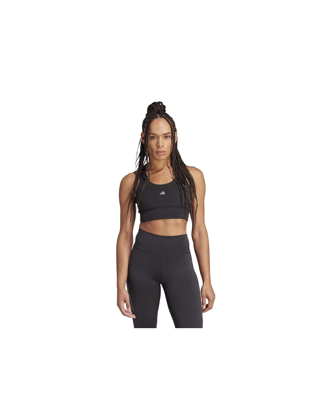 Sujetador Deportivo adidas Essentials Run Ms Pkt Mujer Negro