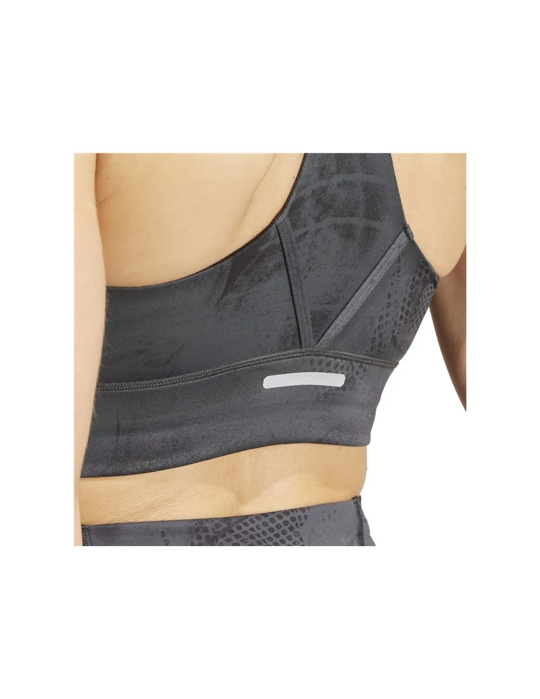 Sujetador Deportivo de Fitness adidas Essentials Run Ms Pkt Aop Mujer Carbon