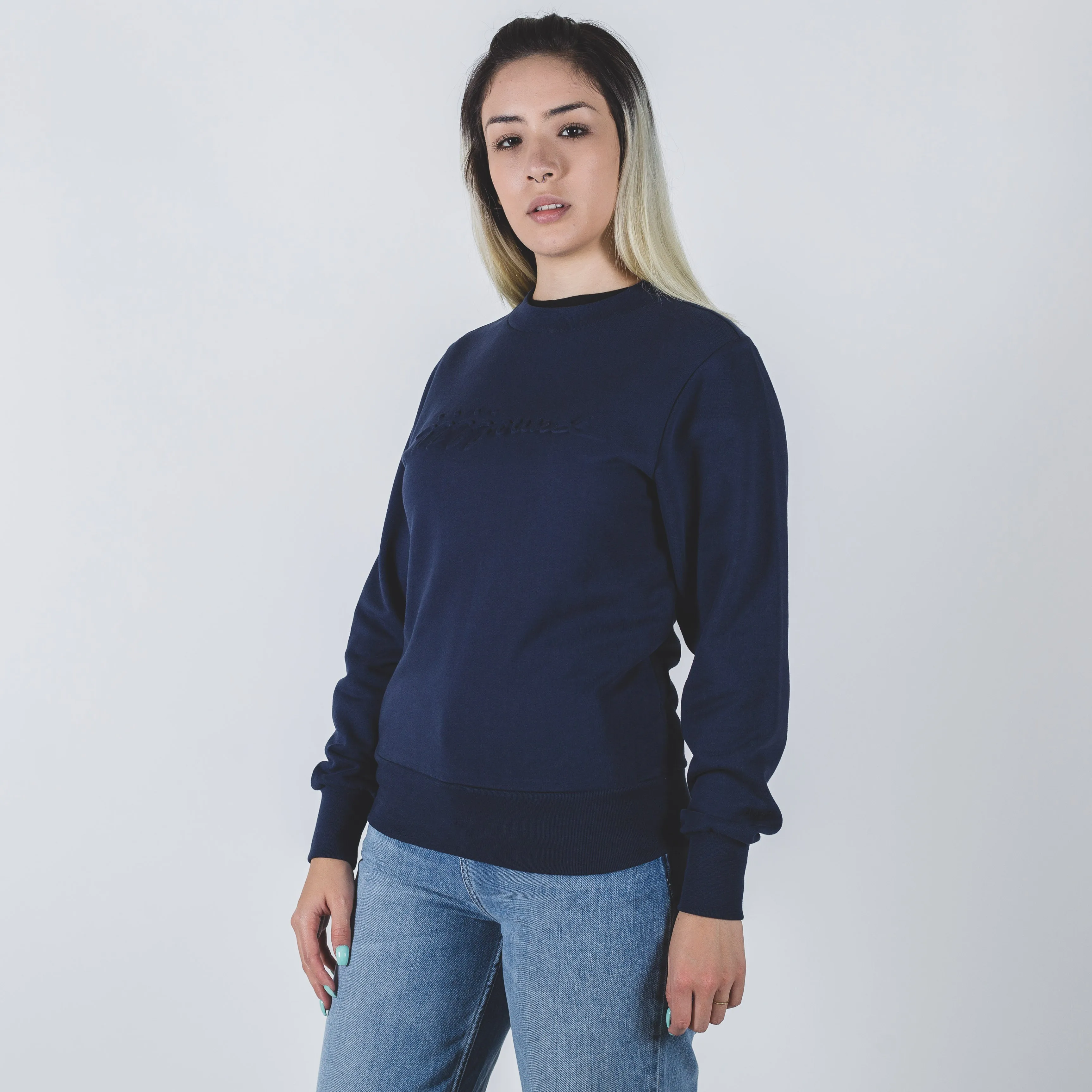 Sweat JJJJOUND Justin Dark Navy