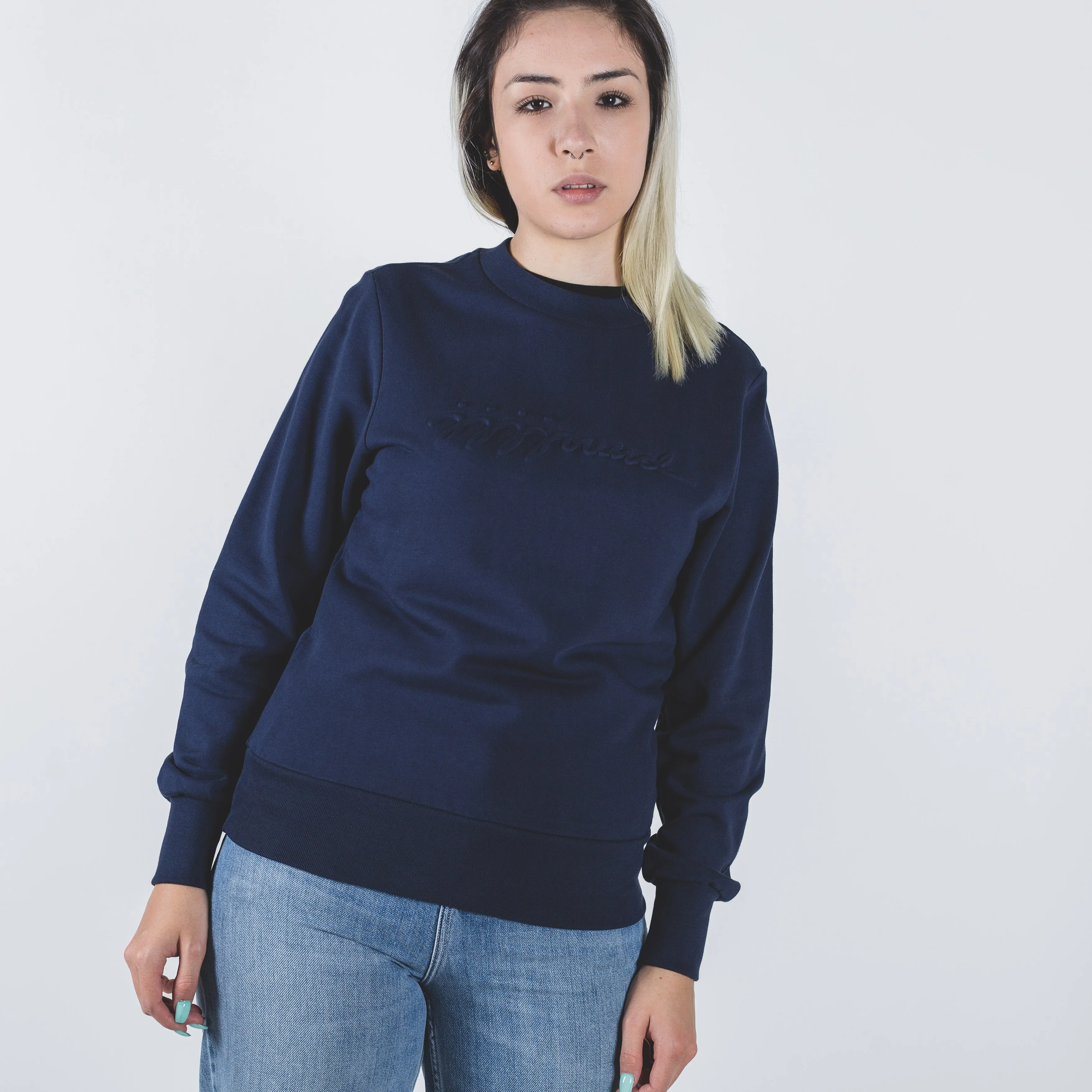 Sweat JJJJOUND Justin Dark Navy