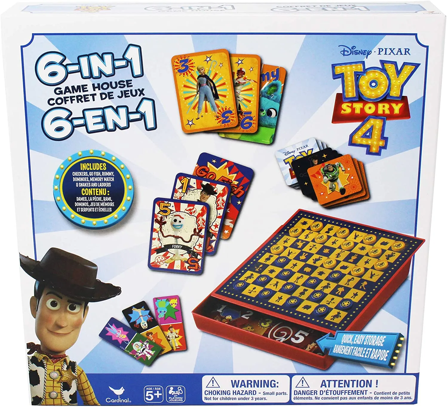 TABLERO DE JUEGOS 6 EN 1 TOY STORY 4