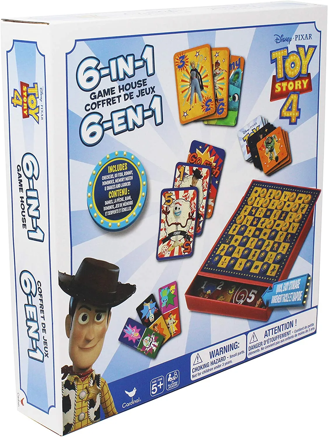 TABLERO DE JUEGOS 6 EN 1 TOY STORY 4