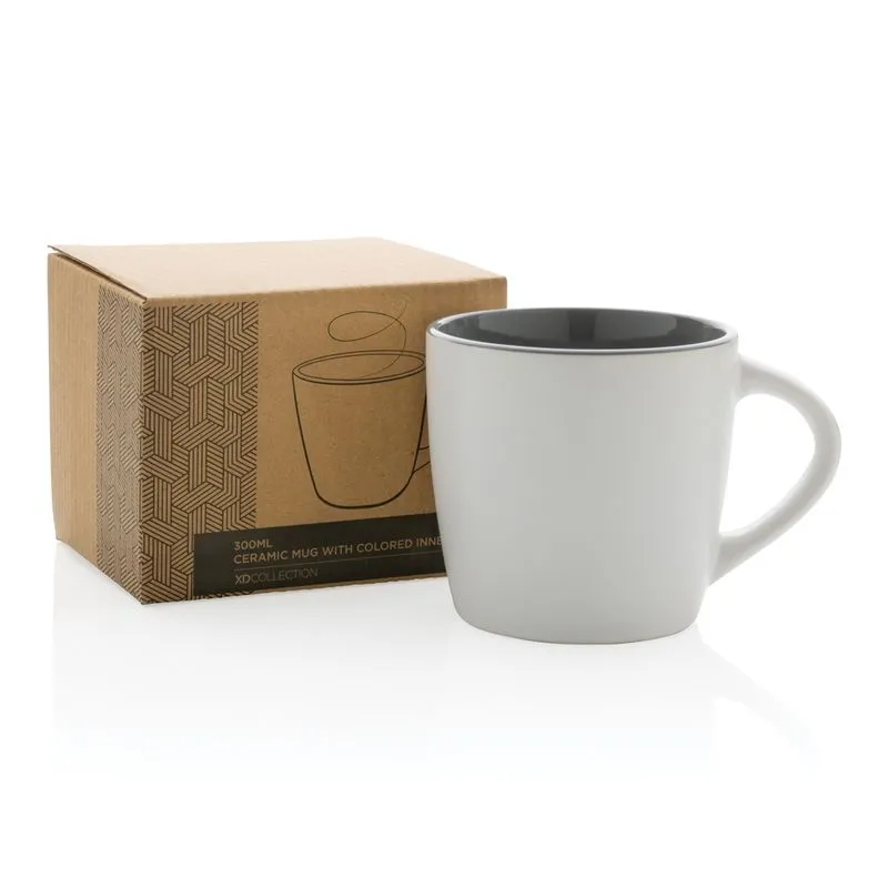 Taza promocional con interior de color Diol