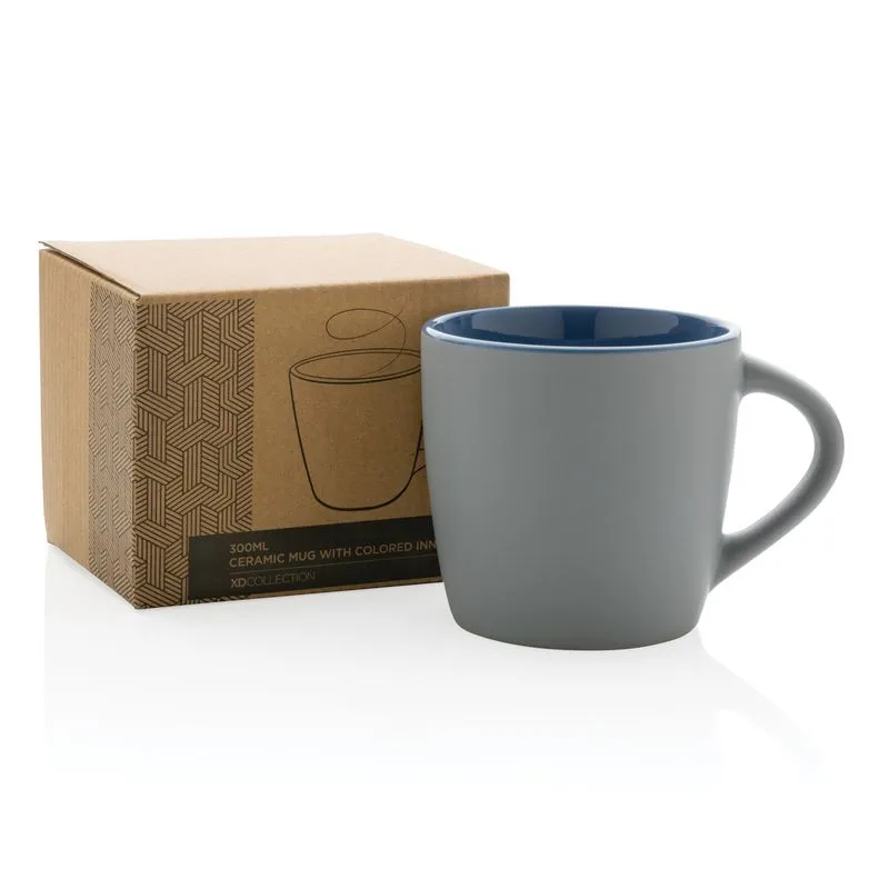 Taza promocional con interior de color Diol