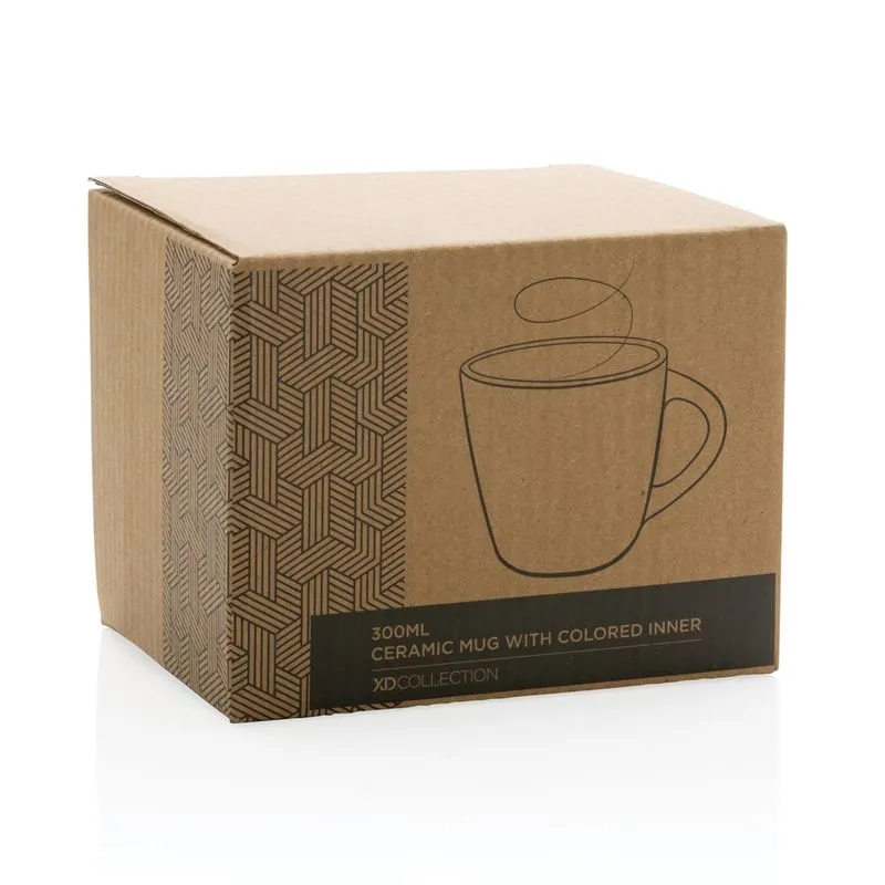 Taza promocional con interior de color Diol