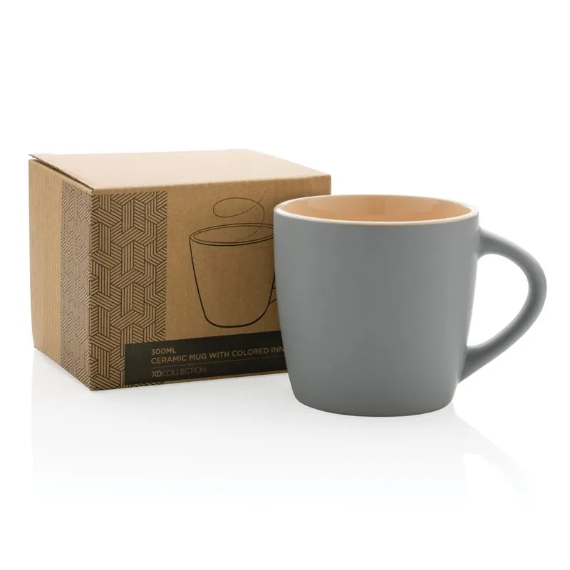 Taza promocional con interior de color Diol