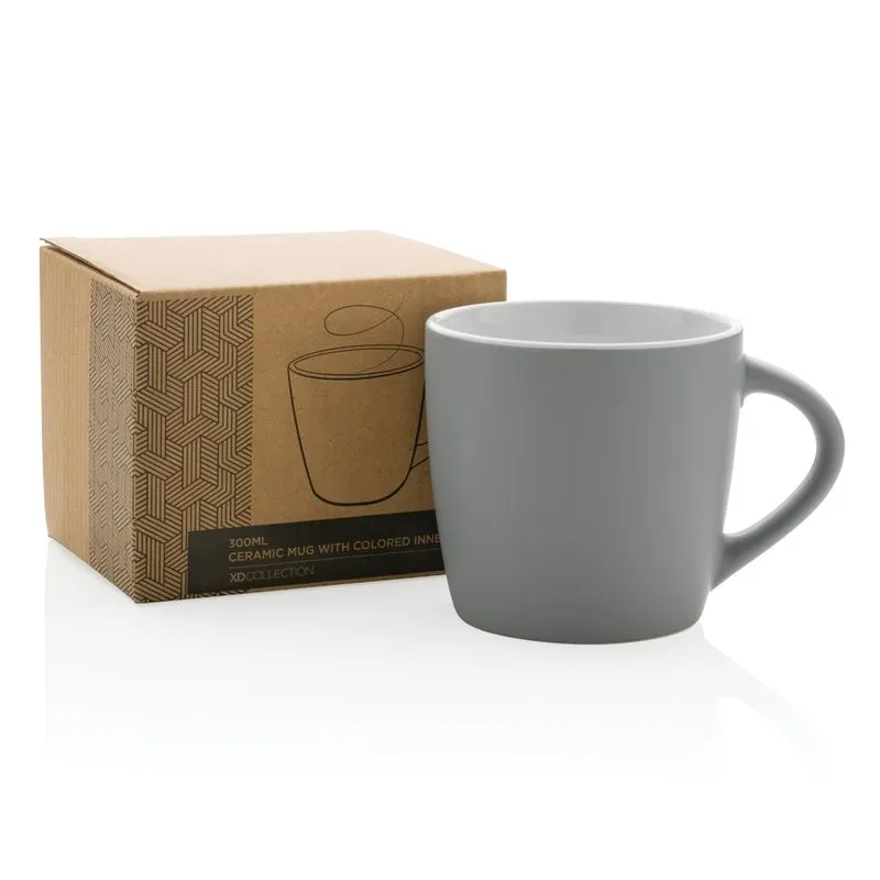 Taza promocional con interior de color Diol