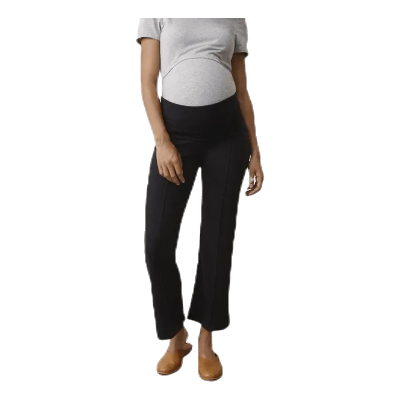 TETAS ONCEONNEVEROFF CROPPED PANTS BLACK
