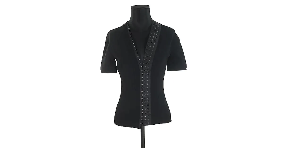 Thierry Mugler Camiseta Negro 