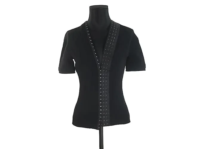 Thierry Mugler Camiseta Negro 