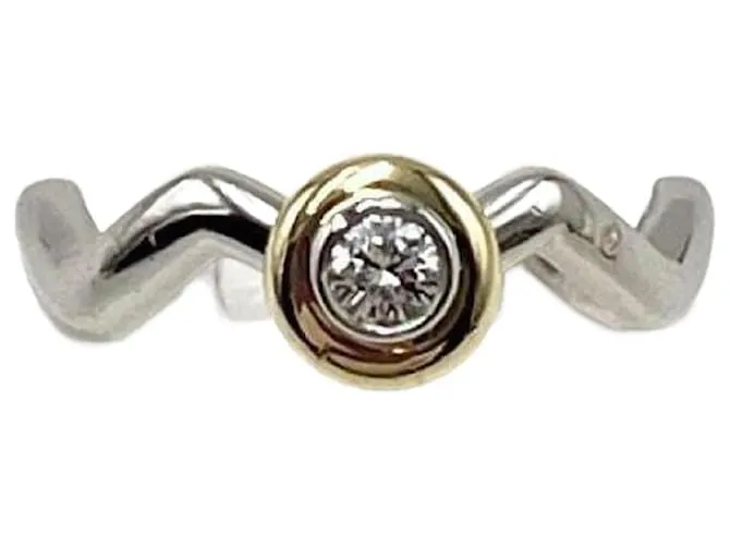 Tiffany & Co Anillo Zigzag para mujeres Tiffany Dorado 