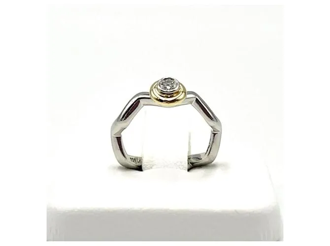 Tiffany & Co Anillo Zigzag para mujeres Tiffany Dorado 