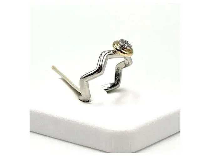 Tiffany & Co Anillo Zigzag para mujeres Tiffany Dorado 